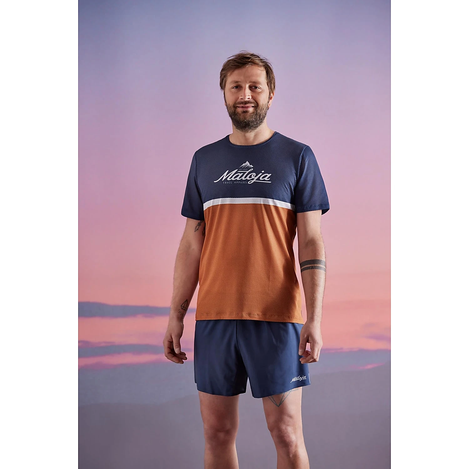 Maloja M CONTRONM. T-SHIRT, Midnight Multi 4 Maloja M CONTRONM. T-SHIRT, Midnight Multi - Image 4