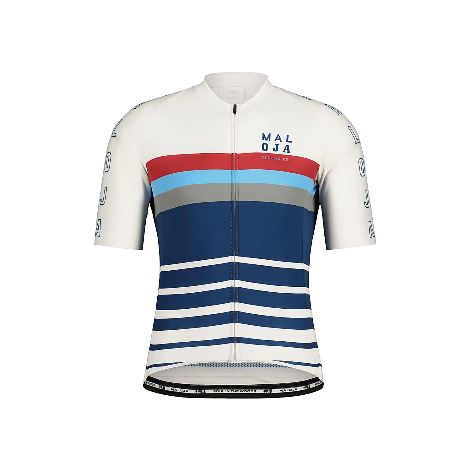 Maloja M FURGLERM. JERSEY, Glacier Milk Stripe 2 Maloja M FURGLERM. JERSEY, Glacier Milk Stripe - Image 2