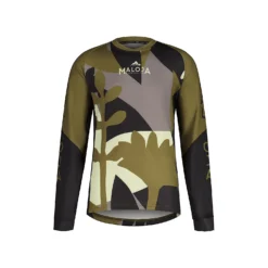 Maloja M GADERM. LONGSLEEVE, Moss Leaves