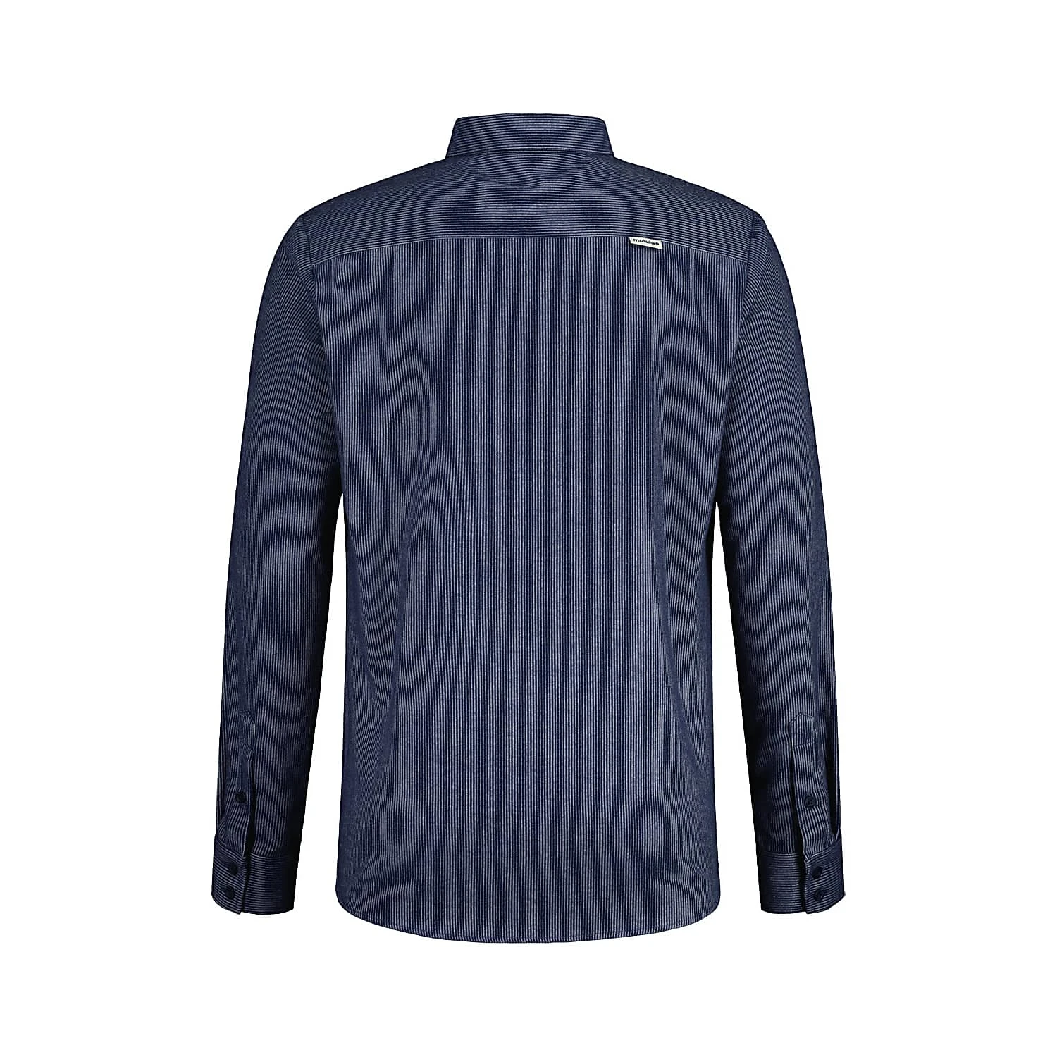 Maloja M PINZANOM. SHIRT, Midnight Stripe 2 Maloja M PINZANOM. SHIRT, Midnight Stripe - Image 2