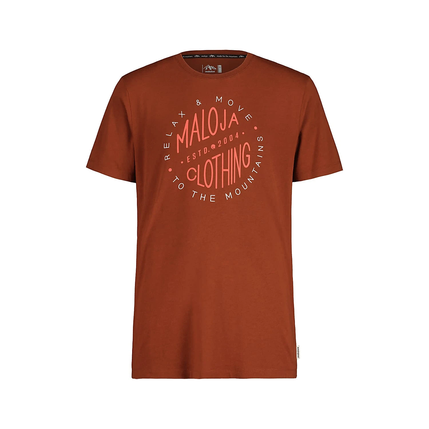 Maloja M SERDESM. T-SHIRT, Chestnut 2 Maloja M SERDESM. T-SHIRT, Chestnut - Image 2
