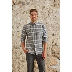 Maloja M WANKM. SHIRT, Moonless Stripe