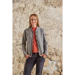 Maloja W ALLEGRIAM. JACKET, Grey Melange -Maloja Sale maloja w allegriam jacke 17b maj 10027 grey melange 3