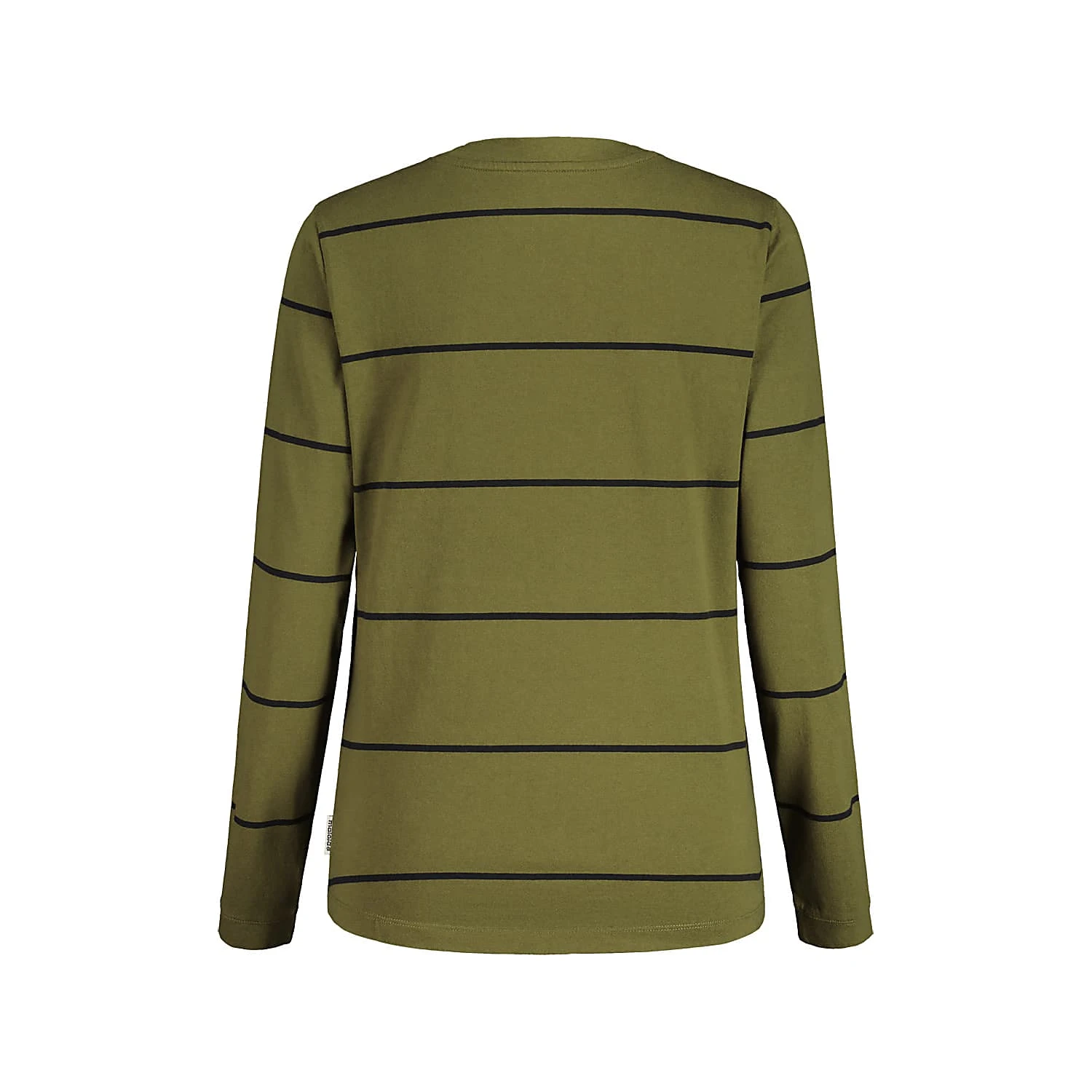 Maloja W LUNGTHAM. LONGSLEEVE, Moss Stripe 1 Maloja W LUNGTHAM. LONGSLEEVE, Moss Stripe