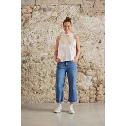 Maloja W TISENSM. DENIM CULOTTE, Light Blue