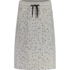 Maloja W TOFANAM. SKIRT, Grey Melange Flying Hearts