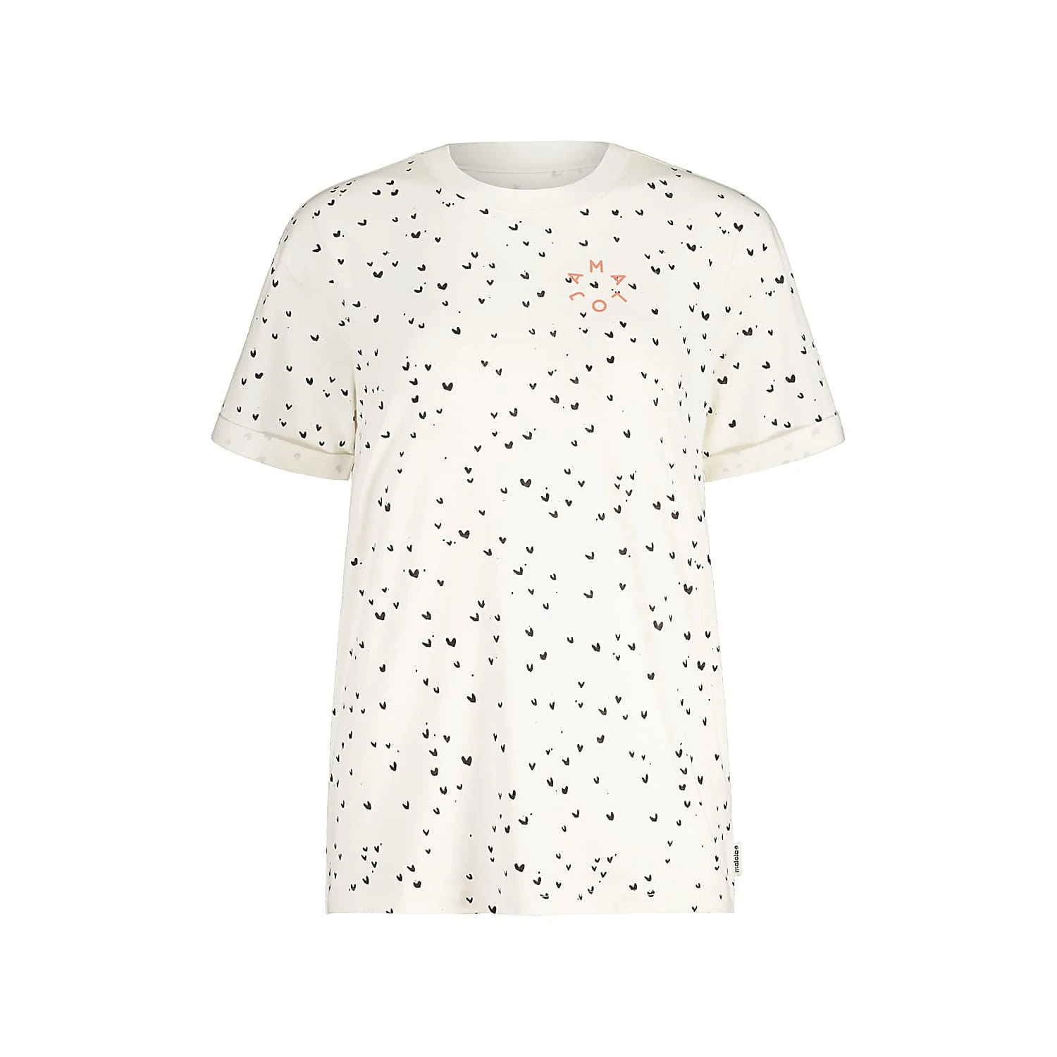 Maloja W TOLDIM. T-SHIRT, Glacier Milk Flying Hearts 1 Maloja W TOLDIM. T-SHIRT, Glacier Milk Flying Hearts